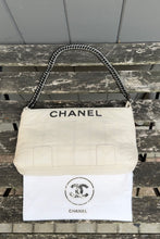 Load image into Gallery viewer, CHANEL Vintage Square Quilted Caviar Leather Shoulder Bag