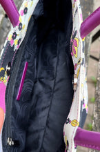Load image into Gallery viewer, EMILIO PUCCI Vintage Floral Print Canvas Leather Top Handle Tote