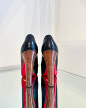 Load image into Gallery viewer, CHRISTIAN LOUBOUTIN Leather Peep-Toe High Heel Pumps
