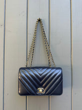 Load image into Gallery viewer, CHANEL Mini Chevron Statement Flap Calfskin Bag