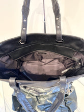 Load image into Gallery viewer, CHANEL Paris Biarritz Black Nylon Canvas Large Tote