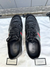 Load image into Gallery viewer, GUCCI Men’s GG Leather Lace-Up Sneakers