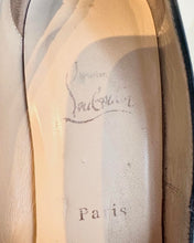 Load image into Gallery viewer, CHRISTIAN LOUBOUTIN Leather Peep-Toe High Heel Pumps