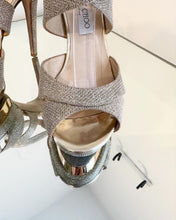 Load image into Gallery viewer, JIMMY CHOO Glitter Platform High-Heels