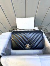 Load image into Gallery viewer, CHANEL Mini Chevron Statement Flap Calfskin Bag