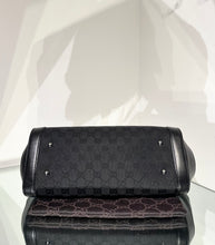 Load image into Gallery viewer, GUCCI Vintage Bamboo Bullet Canvas Leather Shoulder Bag