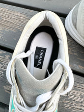 Load image into Gallery viewer, CHANEL Men’s Interlocking CC Leather Suede Lace Up Sneakers