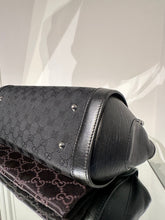 Load image into Gallery viewer, GUCCI Vintage Bamboo Bullet Canvas Leather Shoulder Bag