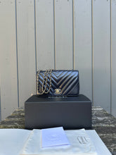 Load image into Gallery viewer, CHANEL Mini Chevron Statement Flap Calfskin Bag