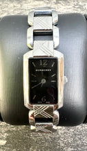 Load image into Gallery viewer, BURBERRY Swiss Made Silver Tone Links Watch
