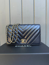 Load image into Gallery viewer, CHANEL Mini Chevron Statement Flap Calfskin Bag