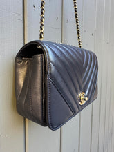 Load image into Gallery viewer, CHANEL Mini Chevron Statement Flap Calfskin Bag
