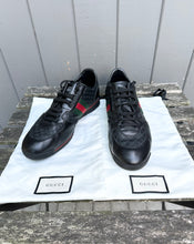 Load image into Gallery viewer, GUCCI Men’s GG Leather Lace-Up Sneakers