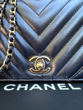 Load image into Gallery viewer, CHANEL Mini Chevron Statement Flap Calfskin Bag