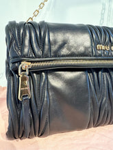 Load image into Gallery viewer, MIU MIU Matelasse Leather Flap Chain Strap Shoulder Crossbody Bag