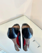 Load image into Gallery viewer, CHRISTIAN LOUBOUTIN Leather Peep-Toe High Heel Pumps