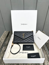 Load image into Gallery viewer, SAINT LAURENT Cassandra Envelope Chain Wallet