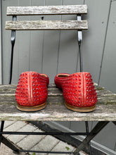 Load image into Gallery viewer, GIUSEPPE ZANOTTI Crystal Embellished Leather Ballet Flats