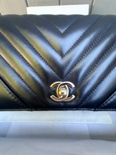 Load image into Gallery viewer, CHANEL Mini Chevron Statement Flap Calfskin Bag