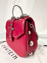 Load image into Gallery viewer, OKHTEIN Red Handle Crossbody Leather Bag