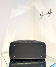 Load image into Gallery viewer, CHANEL Paris Biarritz Black Nylon Canvas Large Tote