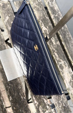 Load image into Gallery viewer, CHANEL Classic Large Caviar Leather Pouch Clutch