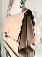 Load image into Gallery viewer, FENDI Kan I Medium Scalloped Handle Shoulder Crossbody Leather Bag