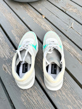 Load image into Gallery viewer, CHANEL Men’s Interlocking CC Leather Suede Lace Up Sneakers