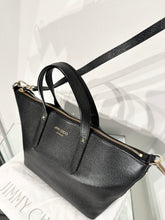 Load image into Gallery viewer, JIMMY CHOO Bria Leather Handle Shoulder Crossbody Tote