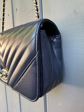 Load image into Gallery viewer, CHANEL Mini Chevron Statement Flap Calfskin Bag