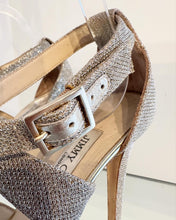 Load image into Gallery viewer, JIMMY CHOO Glitter Platform High-Heels