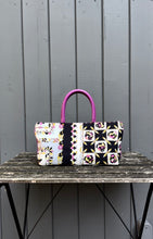 Load image into Gallery viewer, EMILIO PUCCI Vintage Floral Print Canvas Leather Top Handle Tote