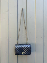 Load image into Gallery viewer, CHANEL Mini Chevron Statement Flap Calfskin Bag