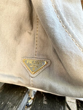 Load image into Gallery viewer, PRADA Large Canada Logo Canvas Shopping Tote