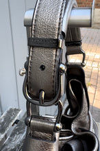 Load image into Gallery viewer, BURBERRY Vintage Canvas Leather Warrior Drawstring Hobo Shoulder Bag
