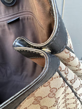 Load image into Gallery viewer, GUCCI Monogram Large Sukyee Canvas Leather Shoulder Bag