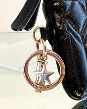 Load image into Gallery viewer, JIMMY CHOO Quilted Leather Key Coin Pouch