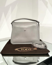 Load image into Gallery viewer, TOD’S Small Double T Logo Leather Handle Shoulder Crossbody Bag