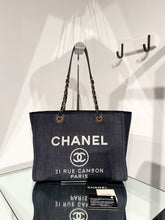 Load image into Gallery viewer, CHANEL Deauville Denim Small Tote
