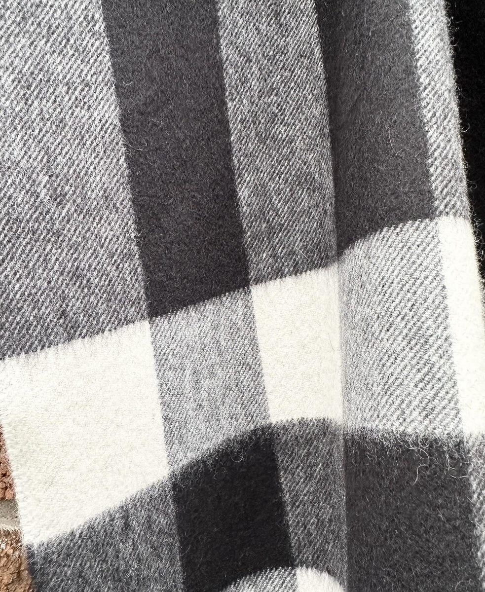 BURBERRY London England Cashmere Fox Fur Trim Scarf – Susannah