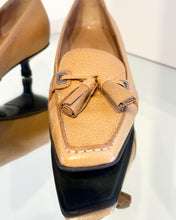 Load image into Gallery viewer, PRADA Kitten Heel Leather Pumps