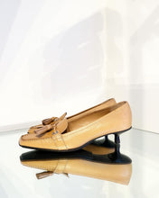 Load image into Gallery viewer, PRADA Kitten Heel Leather Pumps