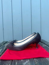 Load image into Gallery viewer, CHRISTIAN LOUBOUTIN Kitten Heel Suede Leather Pumps