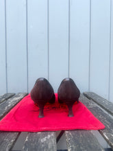 Load image into Gallery viewer, CHRISTIAN LOUBOUTIN Kitten Heel Suede Leather Pumps