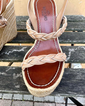 Load image into Gallery viewer, VALENTINO GARAVANI Espadrille Wedge Sandals