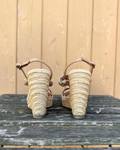 Load image into Gallery viewer, VALENTINO GARAVANI Espadrille Wedge Sandals