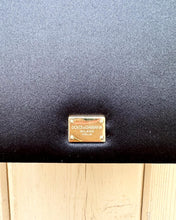 Load image into Gallery viewer, DOLCE & GABBANA Satin Crystal Chain Embellished Strap Evening Shoulder Bag