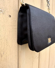 Load image into Gallery viewer, DOLCE & GABBANA Satin Crystal Chain Embellished Strap Evening Shoulder Bag