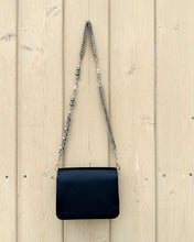 Load image into Gallery viewer, DOLCE & GABBANA Satin Crystal Chain Embellished Strap Evening Shoulder Bag
