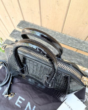 Load image into Gallery viewer, GIVENCHY Mini Antigona Croc Embossed Handle Crossbody Bag